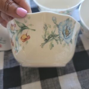 Floral Serveware Bowl Lenox Butterfly Meadow